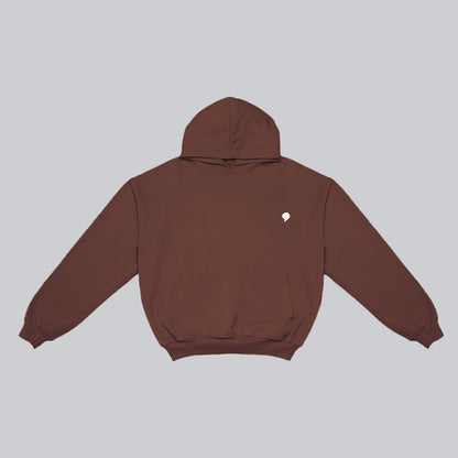 Hoodie chocolate bordado
