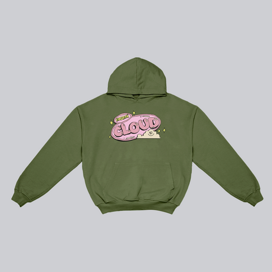 Hoodie verde caramelo