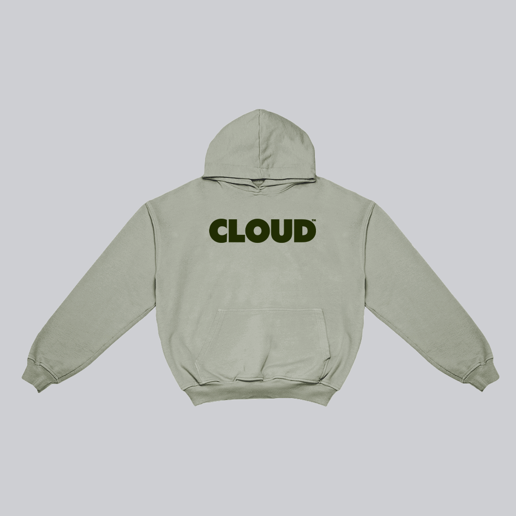 Hoodie BLOCK verde sobre verde