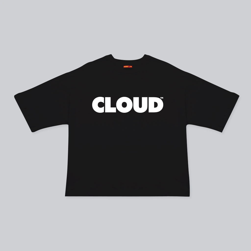 Camiseta BLOCK negro sobre blanco