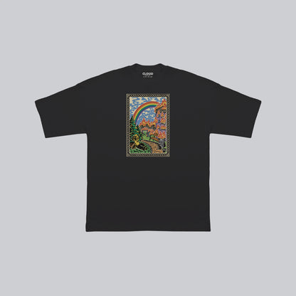 Black fantasy t-shirt