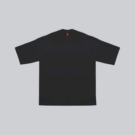 Camiseta bordada negra