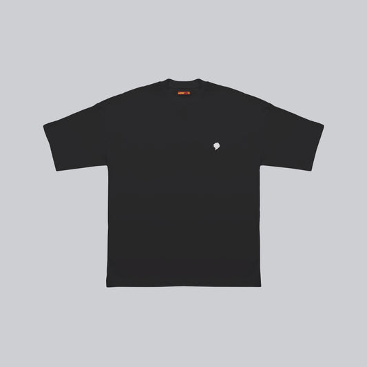 Camiseta bordada negra