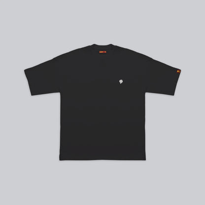 Camiseta bordada negra