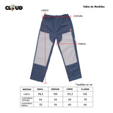 Double Knee Blue Work Pant